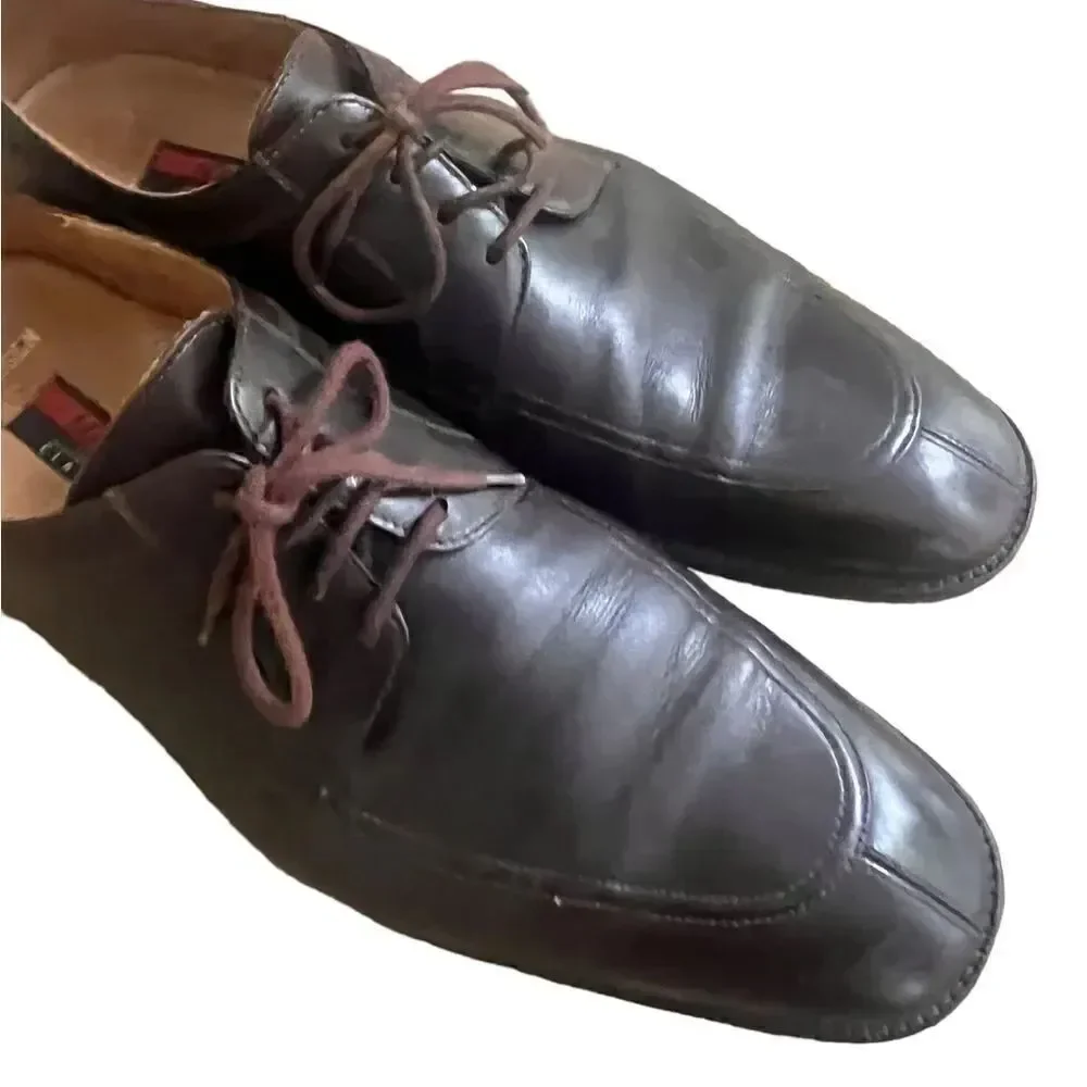 Lloyd Classics Germany Brown Leather Dress Shoes Mens 10